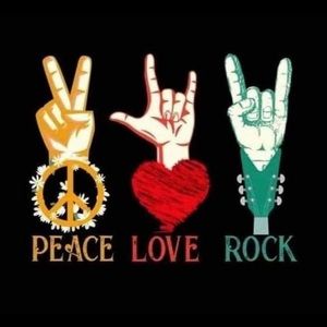 Peace love and rock and roll